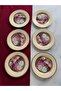 Porcelain Cake Plate for 6 People 24K Flores - 6