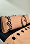Puff Embroidered Elio Copper Double Duvet Cover Set - 6 Piece Dowry Set - 4