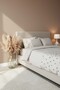 Arie Linen Double Duvet Cover Set - 6 Piece Dowry Set - 3