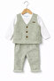 Baby Boy Vest Set 3-Piece Set Pocketed - 3