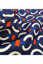 Dark Blue Chain Dabil Fabric for Dresses, Shalwar Suits, Skirts, Blouses and Shirts Dök Drapey 0X100Cm - 3