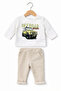 Baby Boy Vest Set 3-Piece Set Pocketed - 4