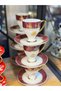 Esterhomedecor 6 Person Porcelain Coffee Cup Set Fragonard - 2
