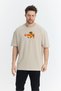 Unisex Oversized Embroidered Charizard Anime Character Design 100% Cotton Pack T-Shirt - 4