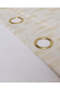 Beige Striped Curtain (Pair With Lining) - 3