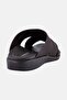 Men Slip On Arabic Sandals, Dark Brown - 3