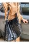 Soft Faux Leather Women's Studded Detail Women's Hand Shoulder Backpack - 7
