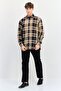 Men Classic Fit Long Sleeve Checkered Casual Shirt, Multicolor - 2