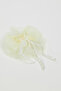 Girl's Ivory Flower Slide Hair Clip - 2
