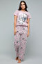 Women's Orchid Kuromi Print Pyjama Set