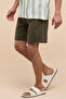 Solid Shorts with Drawstring Waist - 2