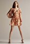 Tie-detail puff-sleeved dress - 2