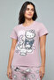 Women's Orchid Kuromi Print Pyjama Set - 2