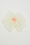 Girl's Ivory Bow Slide Hair Clip