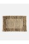 Brown Border Woven Dhurrie
