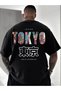 Men Oversize T-Shirt Dark Knight Inspired Print – Streetwear Cotton