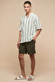 Solid Shorts with Drawstring Waist - 3