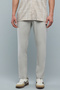Solid Slim Fit Pants with Button Closure