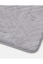 Grey Abstract Memory Foam Bath Mat - 4