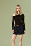 Ultralight Fabric Asymmetric Collar Top - 3