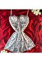 Women's Red Heart Elegant Underwire Dress