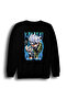 Naruto - Kakashi Hatake - Anime Printed Unisex 100% Cotton Crew Neck Black Sweatshirt