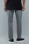 Solid Slim Fit Pants with Button Closure - 5