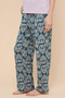 Patterned Lounge Pants with Drawstring Waist - 5