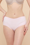 Women's Pink 3 Pack Ribbed Full Brief - 3