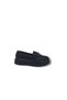 500 Women's Black Stone Buckled Wedge Sole Loafers Shoes