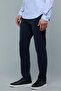 Solid Slim Fit Pants with Button Closure - 3