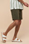 Solid Shorts with Drawstring Waist - 4
