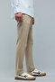 Solid Slim Fit Pants with Button Closure - 4
