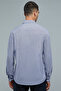Solid Shirt with Classic Collar and Long Sleeves - 6