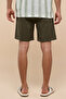 Solid Shorts with Drawstring Waist - 5