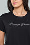 Embellished T-Shirt with Crew Neck and Short Sleeves - 6