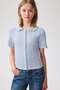 Crochet-look short-sleeved cardigan - 3