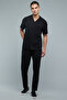 Self Patterned Shirt with Revere Collar and Short Sleeves - 4