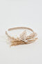 Girl's Beige Embellished Headband