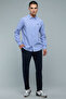 Striped Shirt with Button-Down Collar and Long Sleeves - 3