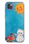 Huawei Y5P Compatible Sunny Fairy and Angel Cat Patterned Transparent Phone Case