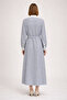 Kapak Pocketed Gofreli Dress - 4