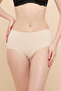 Women's White 3 Pack Ribbed Full Brief - 8