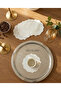 6 Linen Fabric Embroidered Coffee Side Cocktail Napkins & Coasters Serving Napkins - 3
