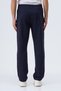 Light Navy Blue Men's Two Thread Pa Cotton Sweatpants Fe Zippered Pocket Daily Sports Jo Jogger Pants Antolon - 6