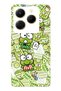 Infinix Hot 40I Compatible Cute Frog Patterned Transparent Phone Case
