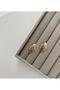 Special Series Leaf Model Clip-On Xp Gold Earrings - 2
