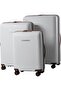 Almeria Unbreakable Luggage set, TSA Approved Lock, Anti theft Double Zipper lock suitcase se - 2