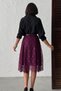 Women's Stylish Belt Piece Elegant Lace Detailed Asymmetrical Cut Lace Skirt - 5