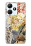 Infinix Hot 30I Compatible Angels and Sculpture Collage Patterned Transparent Phone Case